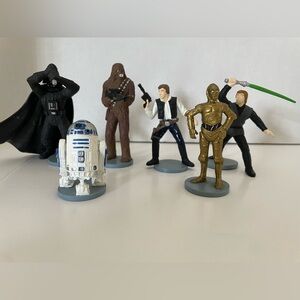 Star Wars Applause Lot of 6 3" PVC Figures - Vintage  (1995 -1997)